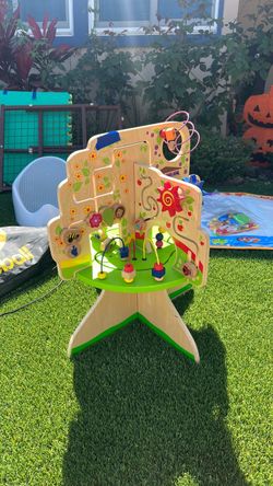 Wooden Kids Activity Center Play Table