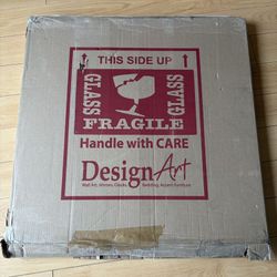 Abstract Wall Art & Clock 