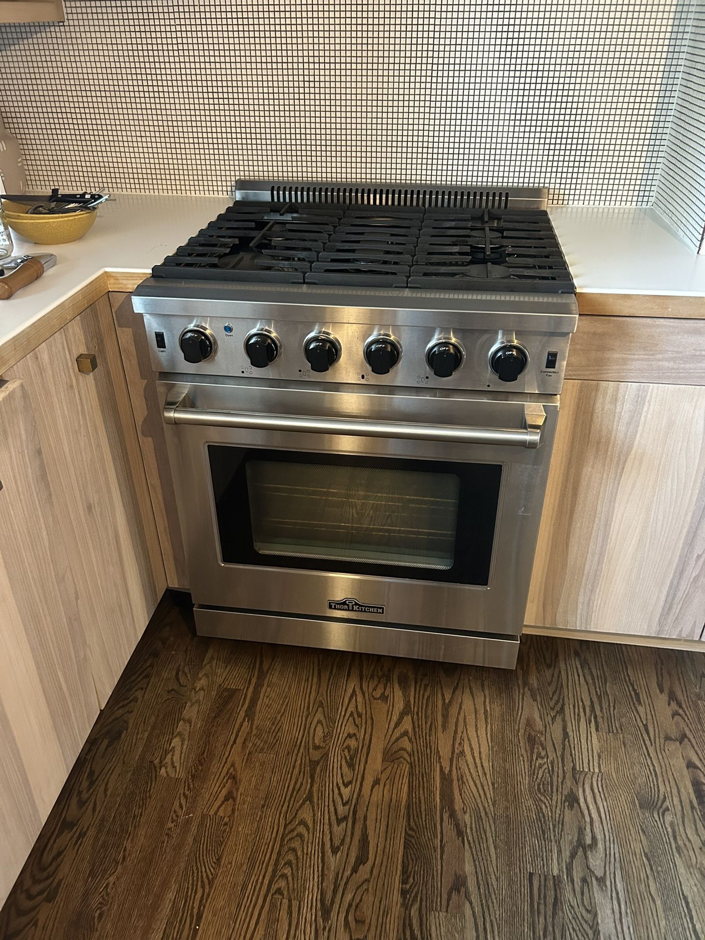 Thor Gas Range & Bosch integrated Dishwasher