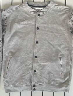 Sovereign Code Grey Snap-Button Bomber