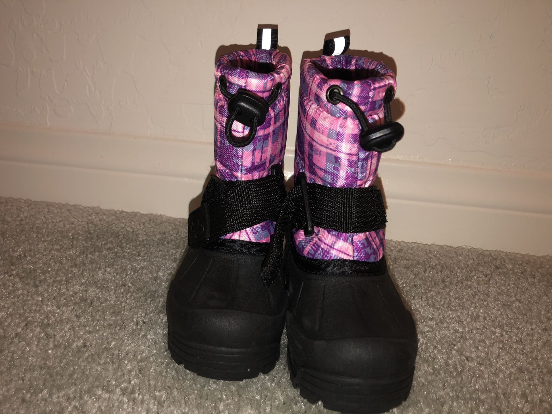 Baby Girl Snow Boots Size 6 