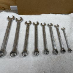 8 Popular Mechanics Combination Metric Wrenches CR-V 18 17 15 14 13 12 10 8 