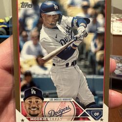 2023 Topps Baseball Series One Mookie Betts Gold Card /2023