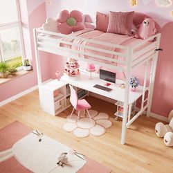 Twin Size Platforms Loft Bed by Isabelle & Max