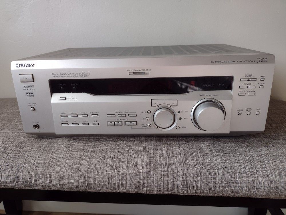 Sony Str-De445 A/v Receiver With Remote 