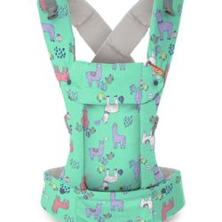 Becco Gemini Baby Carrier Llama design with adjustable straps 100% cotton