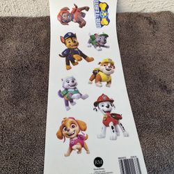 Paw Patrol Wall Stickers Decals 8 Count