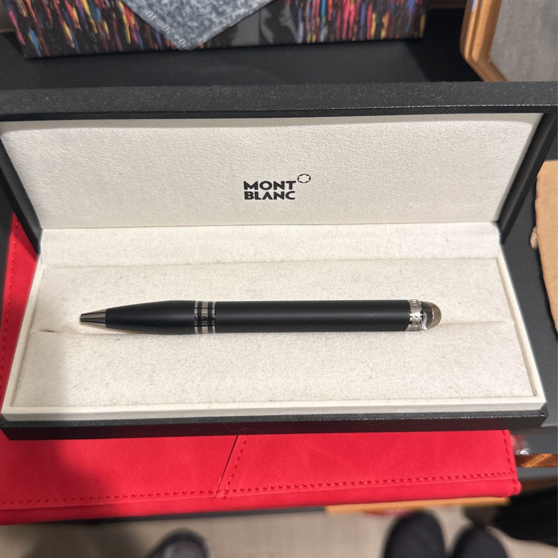 NEW never Used Mont Blanc Pen With Original Case