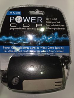 EMS Power Outlet Lock Timer w/ Programmable Timer, Tamper-Proof