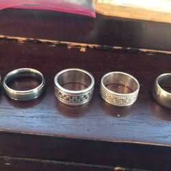 Anillos De Hombre. 925 Plata Real