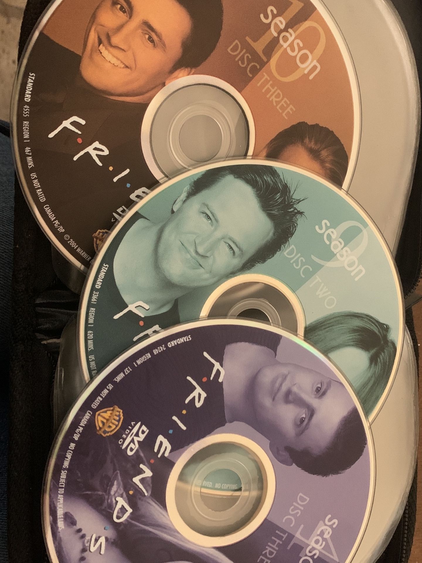 Three Friends DVDs And dVD Case