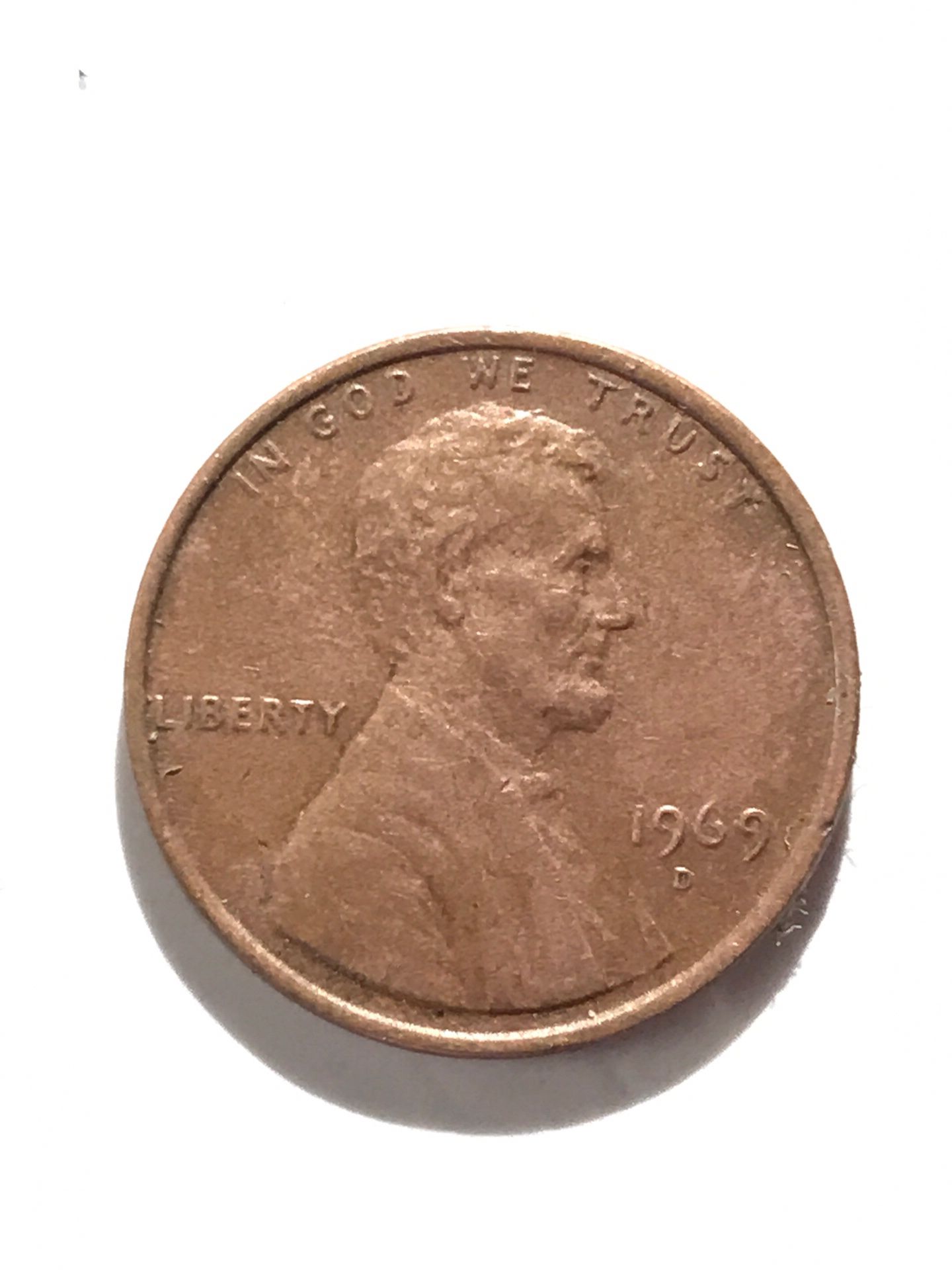 1969SmallD Lincoln One Cent Penny