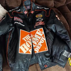 Tony Stewart Home Depot #20 Leather Jacket