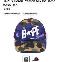 Bape Heron Preston Hat 