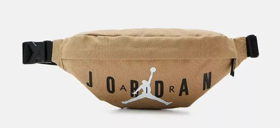 NIKE AIR JORDAN UNISEX MENS CROSSBODY BAG AUTHENTIC DESERT TAN BLACK NEW