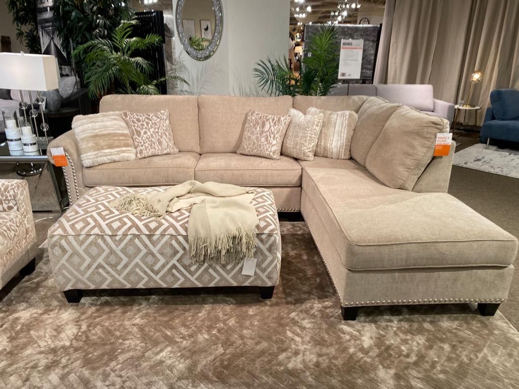Dovemont Putty 2-Piece Right-Arm Facing Sectional With Chair And Ottoman
Ashley Furniture$10 Down Payment And Financing Available