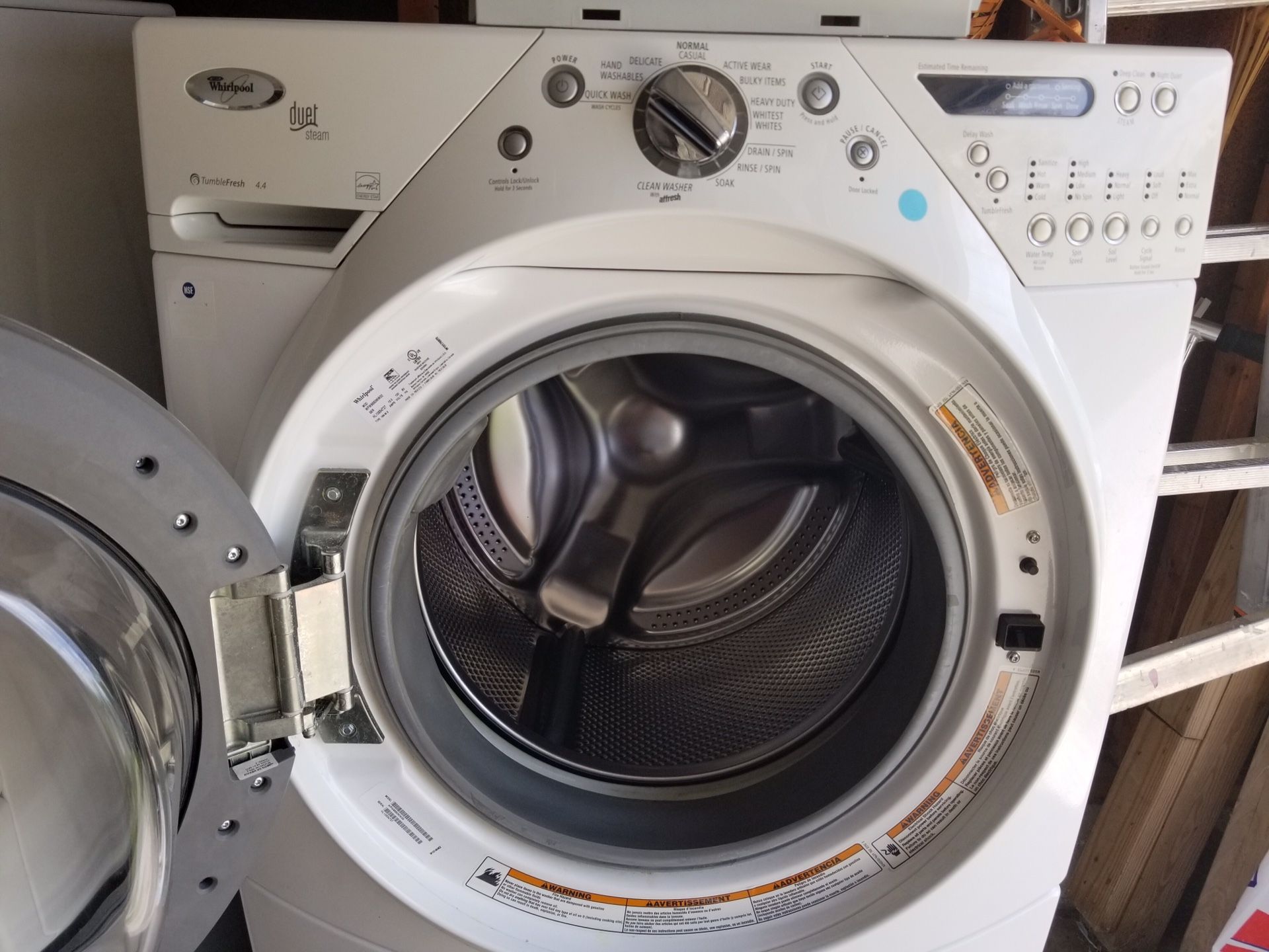 Whirlpool Duet Washer and Dryer set with pedestals for Sale in