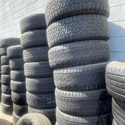 265-70-17 Used Tires $60 Good Used Tires 