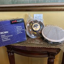Polk Audio RC80i Speakers And PWS-250 Subwoofer Set