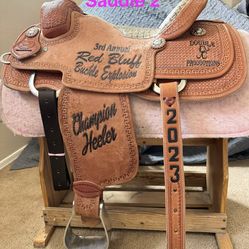 Roping saddle