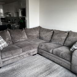 Couch sofa 2 piece sectional memory foam
