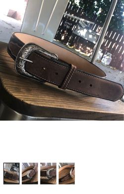 Leather belt