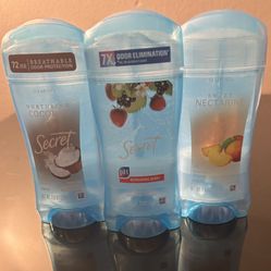 Secret Deodorants 
