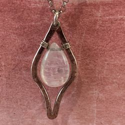 Silver 925 Handcrafted Moonstone Necklace 