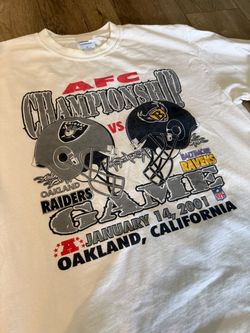 Oakland Raiders 01’ Championship L/s shirt
