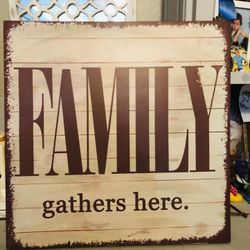 Family Gather Here Canvas 