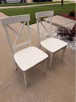 New Never Used - Off White Dining Chairs Only