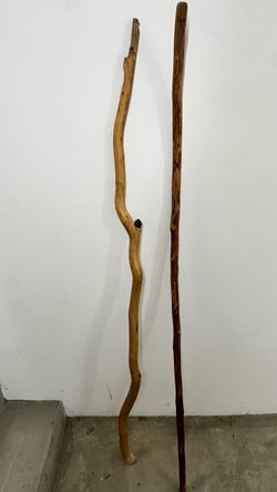 Wizard walking staffs