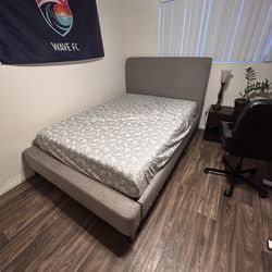 Queen Mattress & Bed Frame (Together Or Separate)