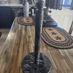 Real Marble Paper Towel Holder