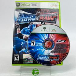 WWE Smackdown vs. Raw 2007 (Microsoft Xbox 360, 2006)