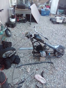 Black silver motorcycle