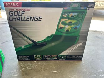 Majik putt for points golf challenge