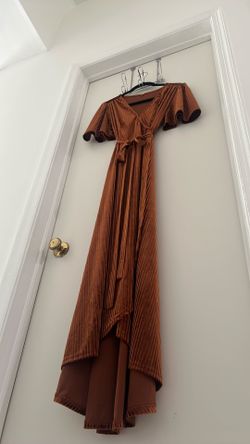 Woman Dress Velvet V Neck 