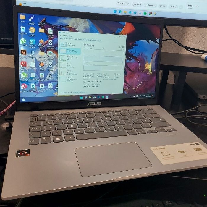 Laptop Asus Ryzen 5 3500u, 12 Gb Ram