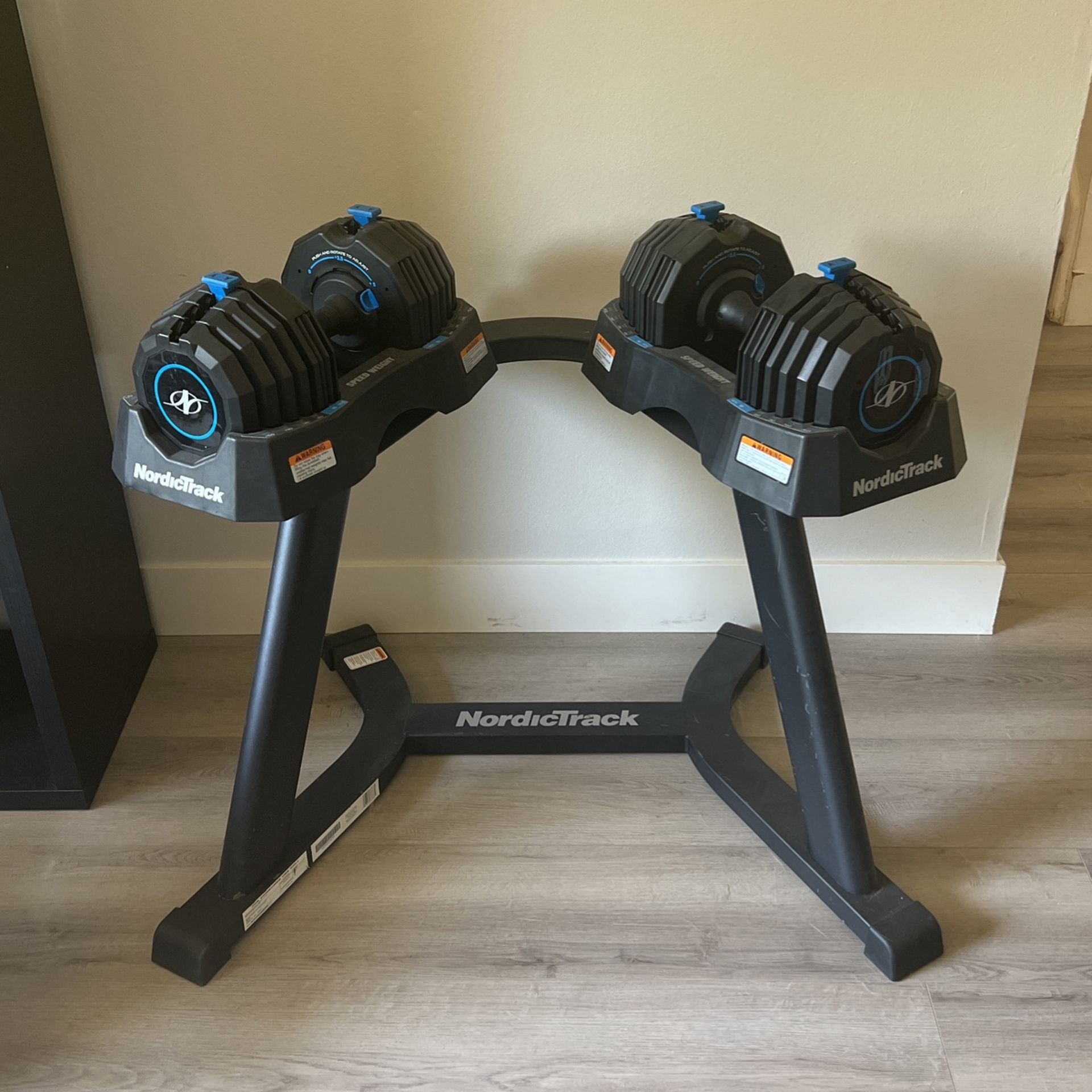 NordicTrack Adjustable Dumbbells WITH STAND for Sale in Cypress CA OfferUp