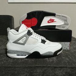 Multiple Sizes - Jordan 4 Retro “White Cement” 2025
