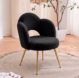 Black Vanity Chair (NEW)