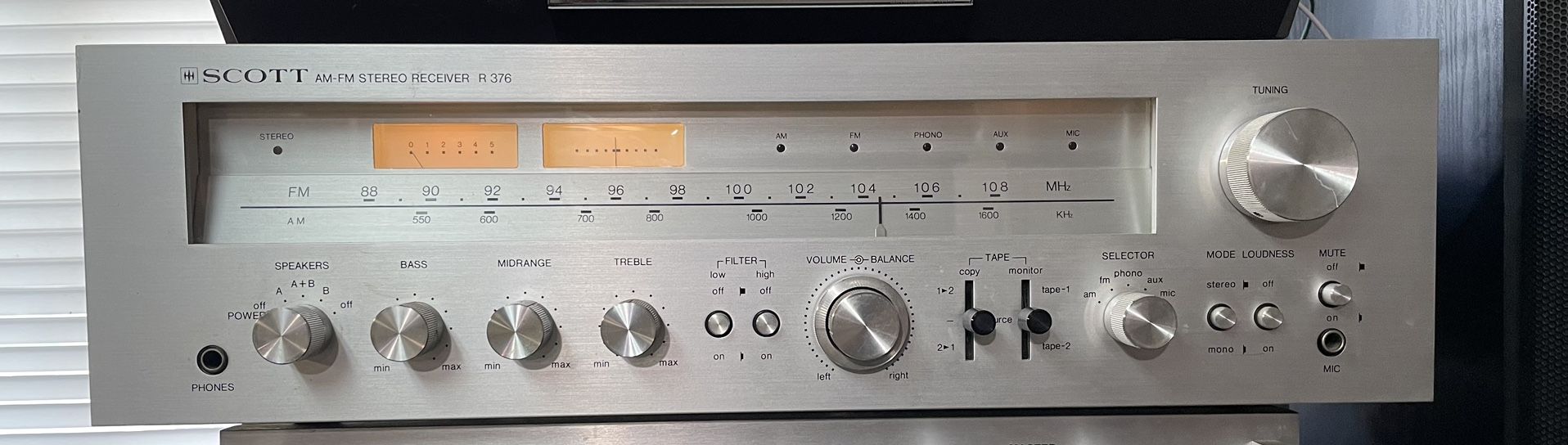 Vintage HH SCOTT R376 Receiver
