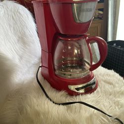 Red Coffee Maker