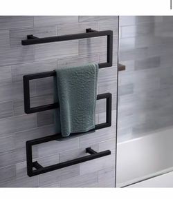 Swiss Madison Voltaire 5-Bar Electric Towel Warmer in Matte Black