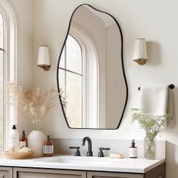 Asymmetrical Medicine Cabinet Vanity Mirror 