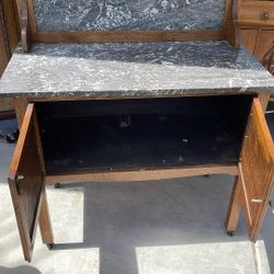 Antique Coffee  Bar Table 