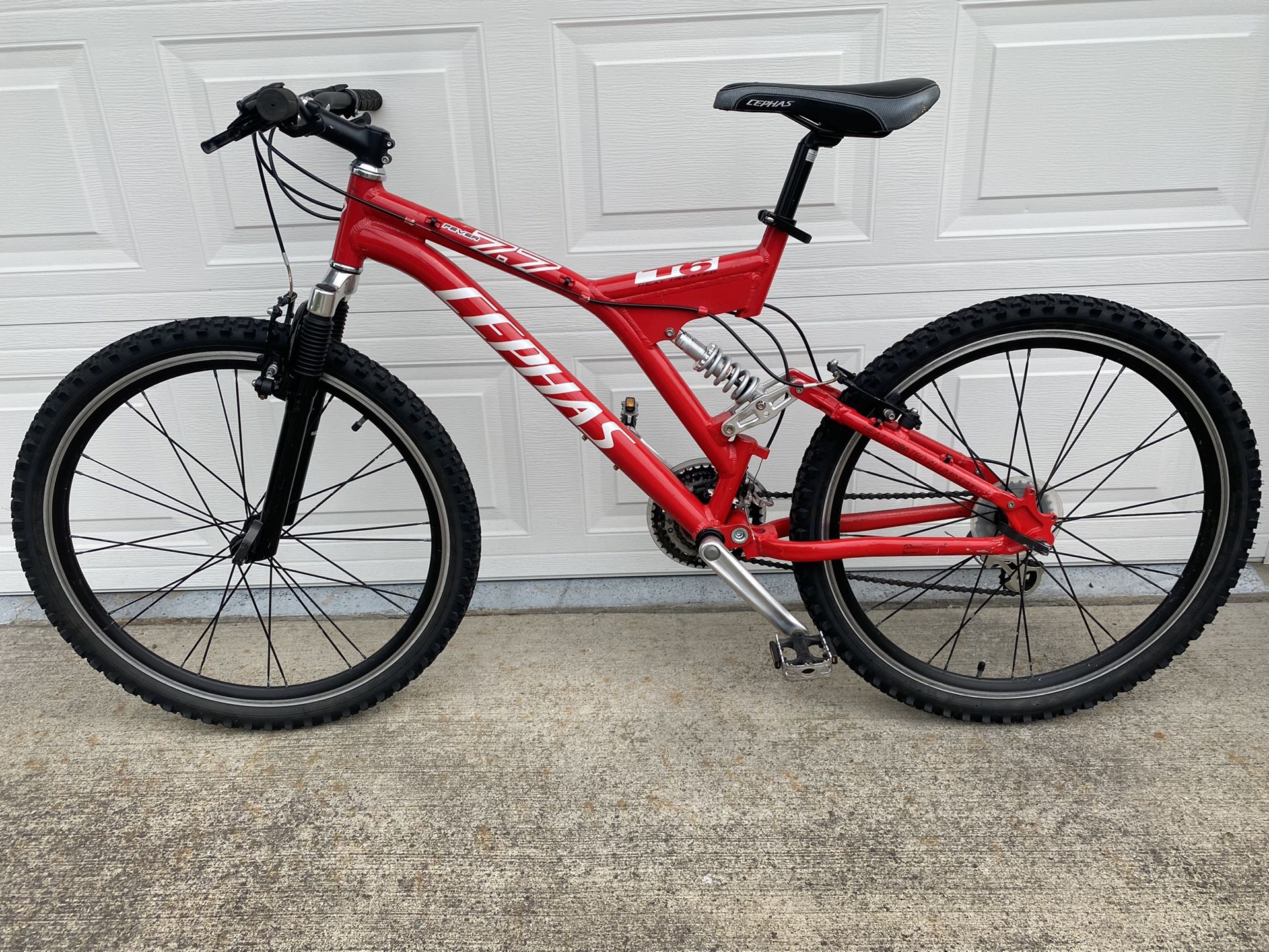 Cephas T6 Fever 7.7 Full Suspension 26" Mountain Bike