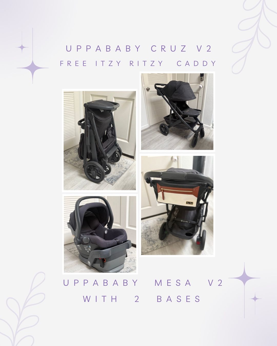 UppaBaby Cruz V2 And Mesa V2 $350 OR OBO