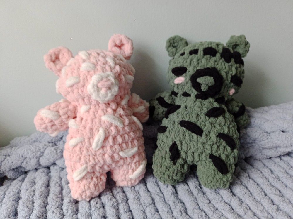 Frankenbears Plushie Pair!!
